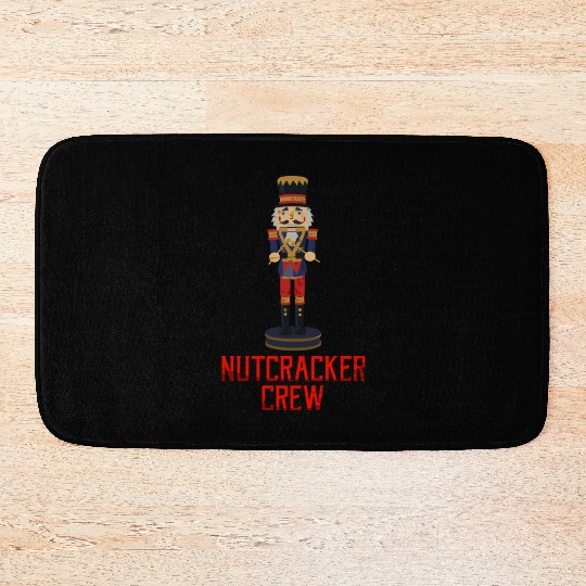 Nutcracker Crew Ballet Dance Play Retro Nut Cracke Bath Mats