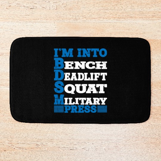 Im Into BDSM Bench Squat Deadlift Military Press10 Bath Mats