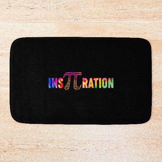 Irrational Number 3.14 Pi Day Math Physics Teacher Bath Mats