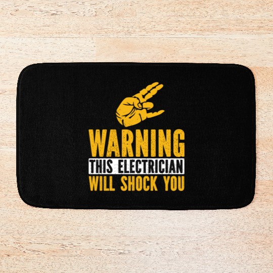 Electrician Electrical Engineer Lineman Bath Mats