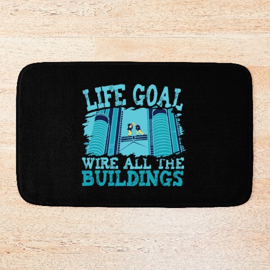 Electrician Electrical Engineer Lineman Bath Mats