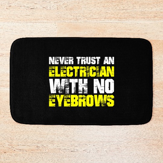 Electrician Electrical Engineer Lineman Bath Mats