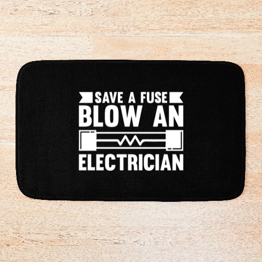 Electrician Electrical Engineer Lineman Bath Mats