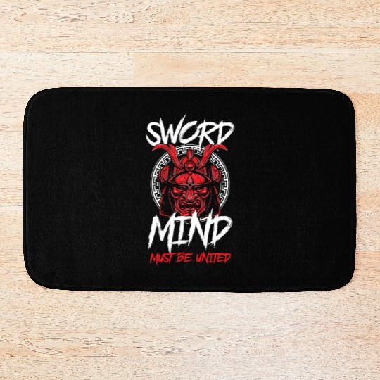 Samurai Katana Manga Honor Bath Mats