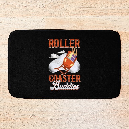 Roller Coaster Friends Besties Bath Mats