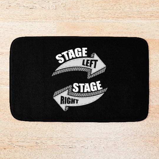 Novelty Dramatic Arts Actors Mockery Statements Bath Mats