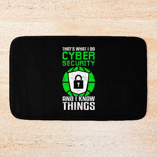 Cyber Security Funny Ethical Hacking Bath Mats