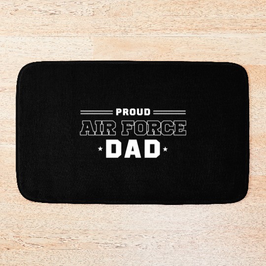 Proud Us Air Force Dad Military Pride Bath Mats
