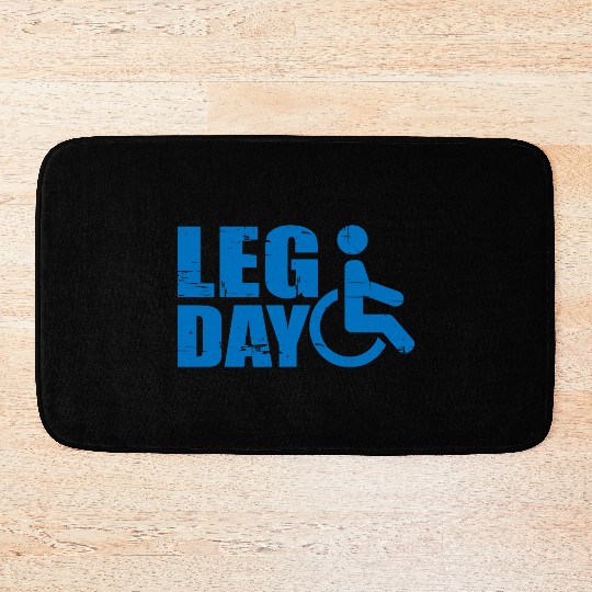 Leg Day Handicapped Wheelchair 19 Bath Mats