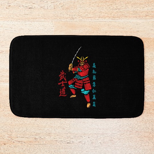 Anime Samurai Legendary Ronin Bath Mats