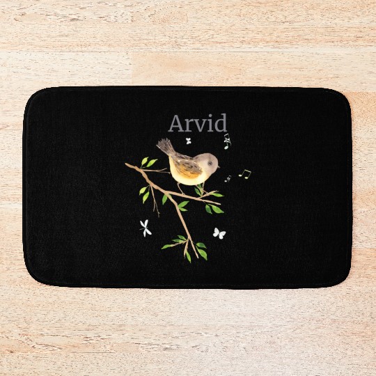 Waldier Bird Name Arvid Bath Mats