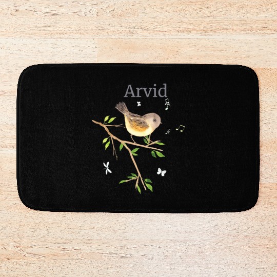 Waldier Bird Name Arvid Bath Mats