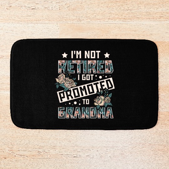 I got promoted to grandma Bath Mats