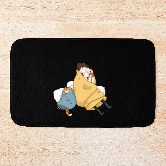 hello weekend Bath Mats