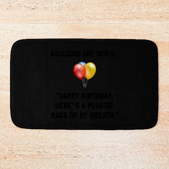 Balloons Weird Funny Bath Mats