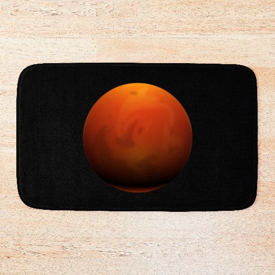 Mars Planet Bath Mats
