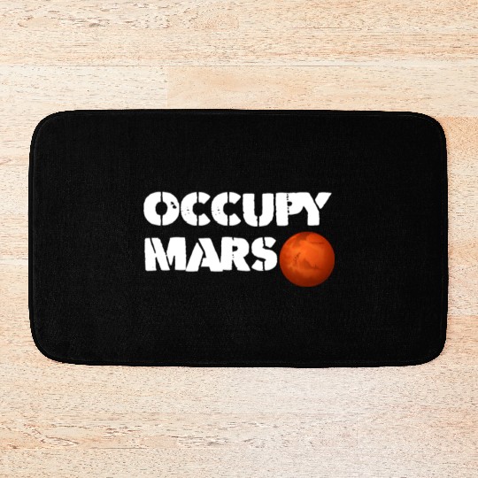 Occupy Mars Bath Mats