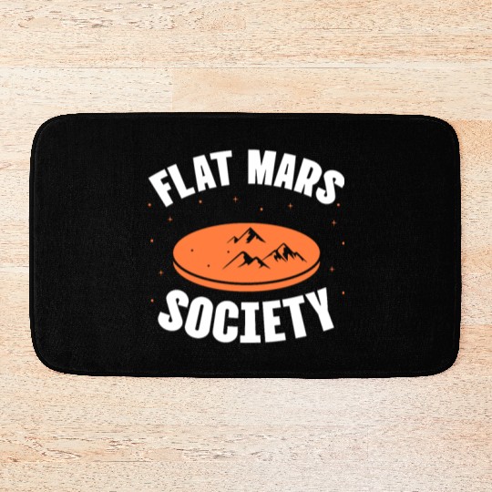 Flat Mars Society Bath Mats
