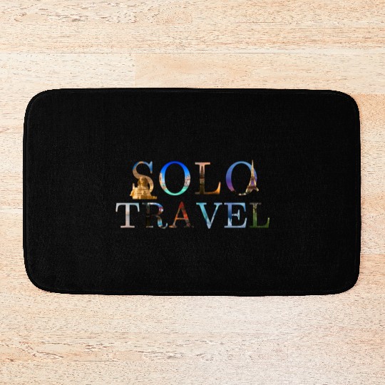 in love with solo travel, in all seasons Bath Mats