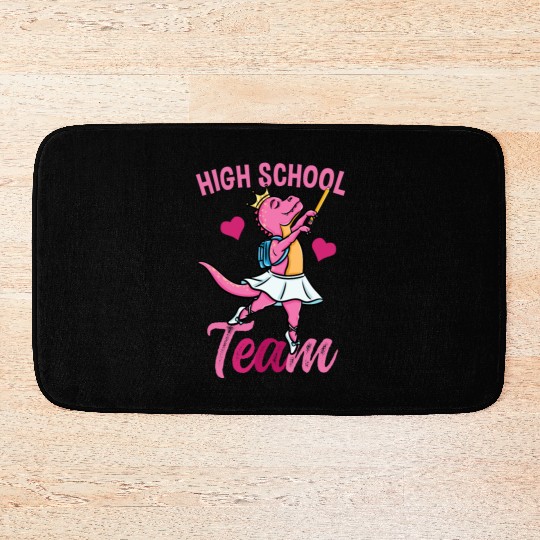 High School Team Ballet Back To School Girls Bath Mats