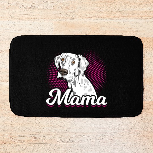 Mama Dalmatian Dog Lover Bath Mats