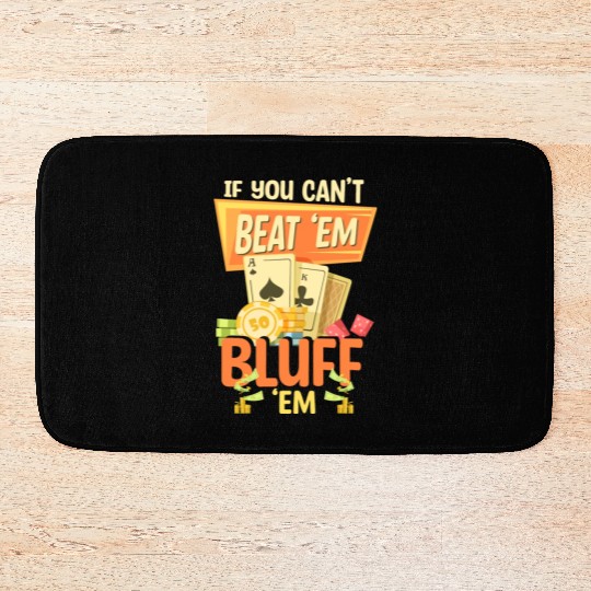 Card Game Royal Flush Ace Bath Mats