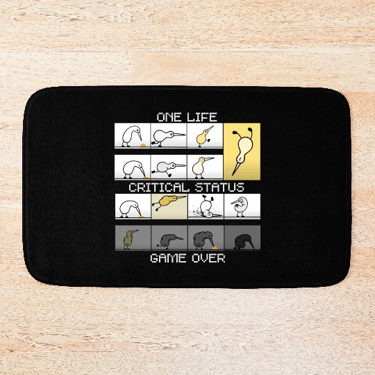 ONE LIFE 1 GAME OVER NO DRUG NO COCAINE NO alcohol Bath Mats