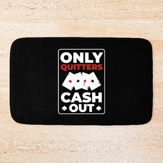 Poker Card Skat Play Bath Mats