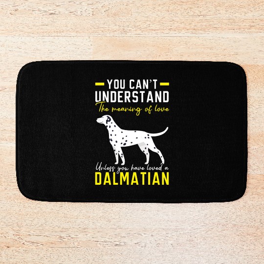 Spot Squad Paw Love Puppy Breeder Dalmatian Dog Bath Mats