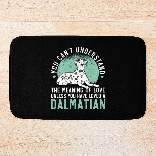 Spot Squad Paw Love Puppy Breeder Dalmatian Dog Bath Mats