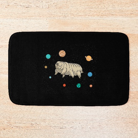Tardigrade in Space for Tardigrade Lover Posters Bath Mats