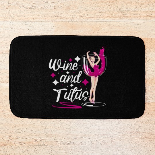Ballet Ballerina Dance Dancer Dancing Ballet Gift Bath Mats
