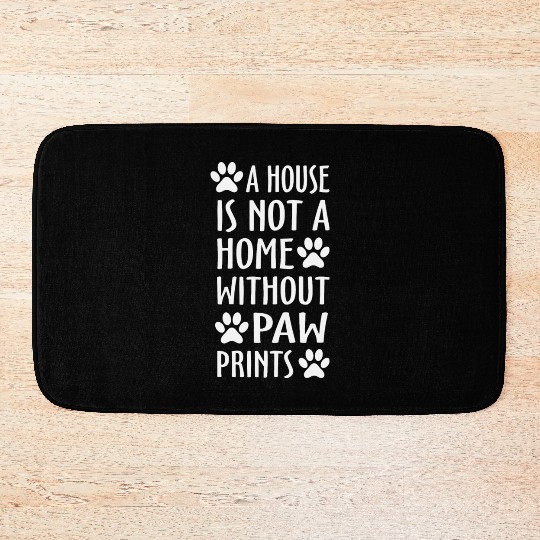 Paw prints Bath Mats