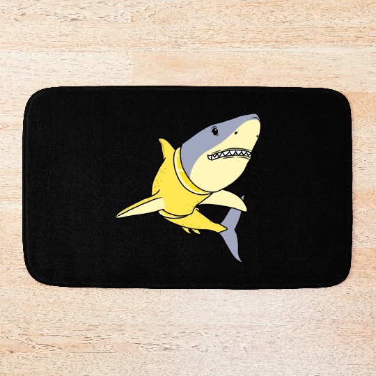 Lemon Shark for Lemon Lover Bath Mats