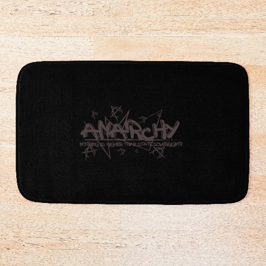Anarchy Streetwear Style Urban Design Bath Mats
