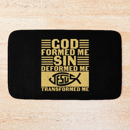 Christian Sayings Bath Mats