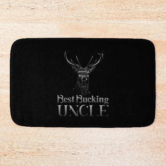 Buck Deer Hunting Hunter Uncle Bath Mats