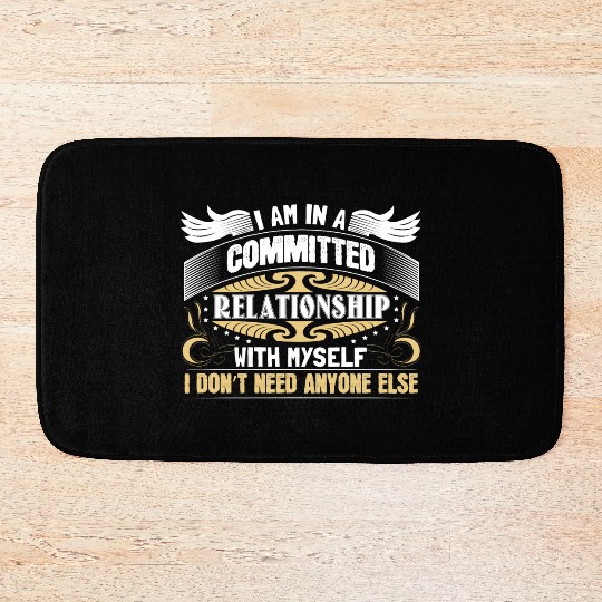 Single Independent Party Gift Idea Bath Mats