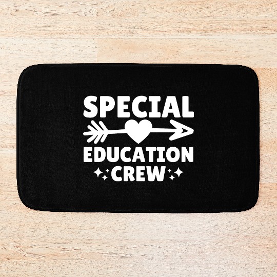 Special Education Crew Teacher Team Bath Mats