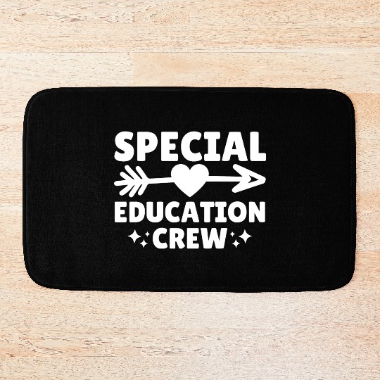 Special Education Crew Teacher Team Bath Mats