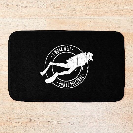 Scuba diving scuba dive Bath Mats