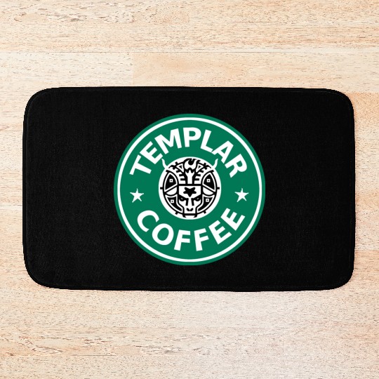 Knights' Templar Coffee Bath Mats