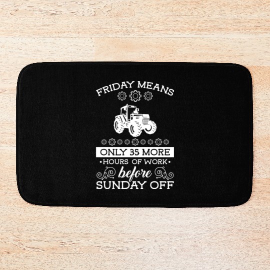 Farmer Farmer Harvest Bath Mats