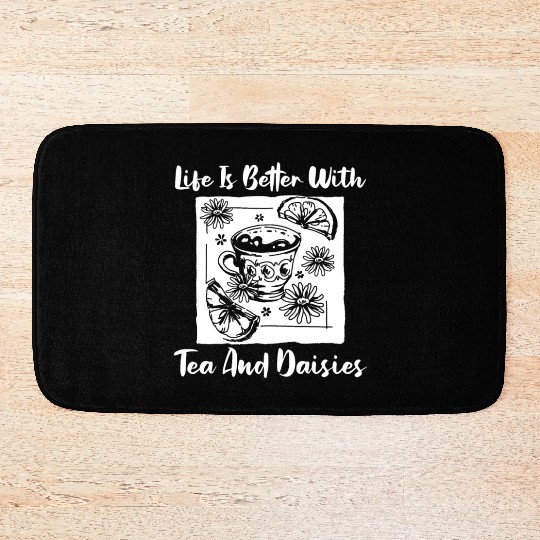 Daisy Garden Gardening Gardener Bath Mats