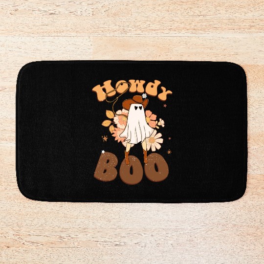 Howdy Boo Halloween Horror ,Halloween Bath Mats