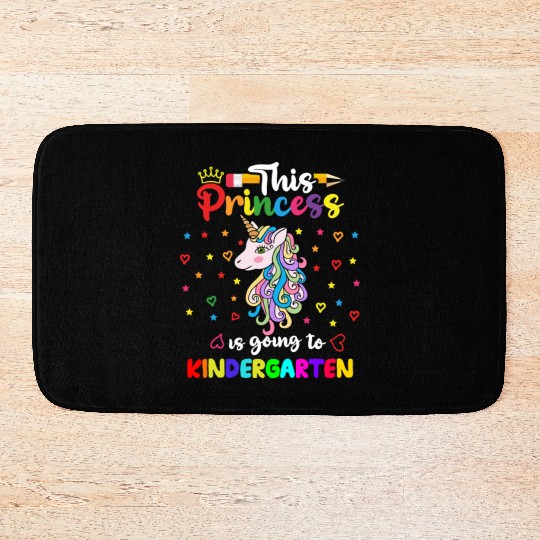 Unicorn Princess Kindergarten Bath Mats
