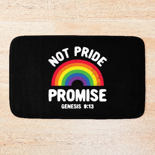 Not Pride Promise Lgbt Christian Men Women Pride Bath Mats