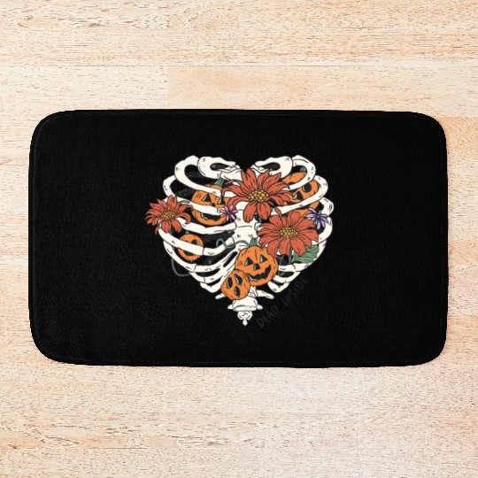 Fun Halloween Designs Dead Inside Bath Mats