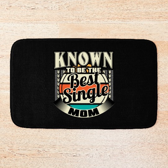 Single Mom Mom Son Gift Idea Bath Mats