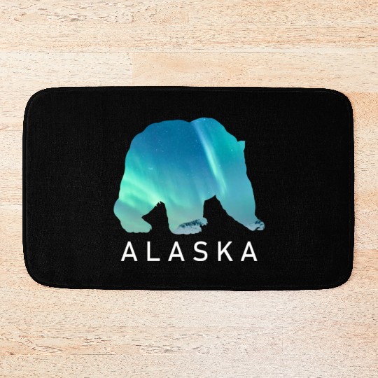Alaska Gift USA Natur Bär Denali Grizzly Wald Bath Mats